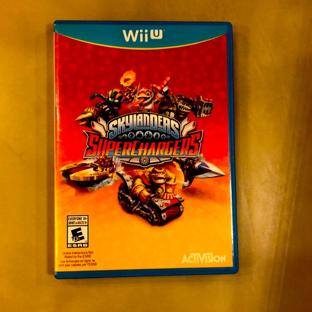 Nintendo Wii U game. Rated E 10+ Skylanders Superchargers. With case.